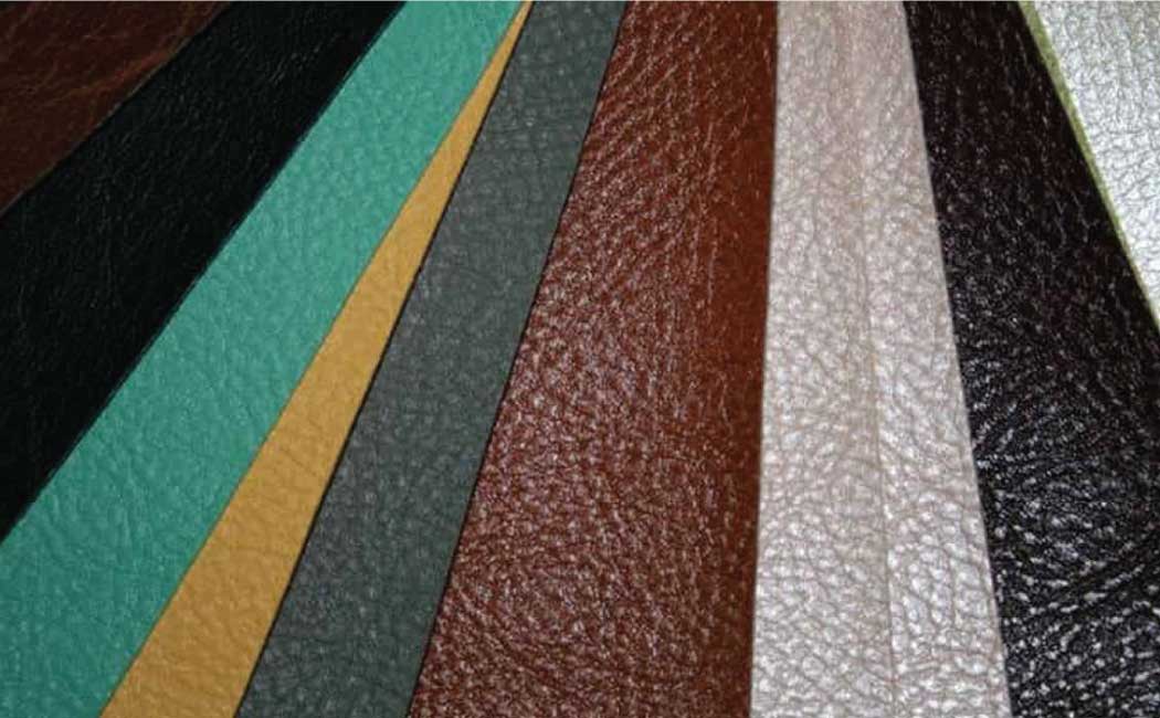 Leather Fabric in different colors