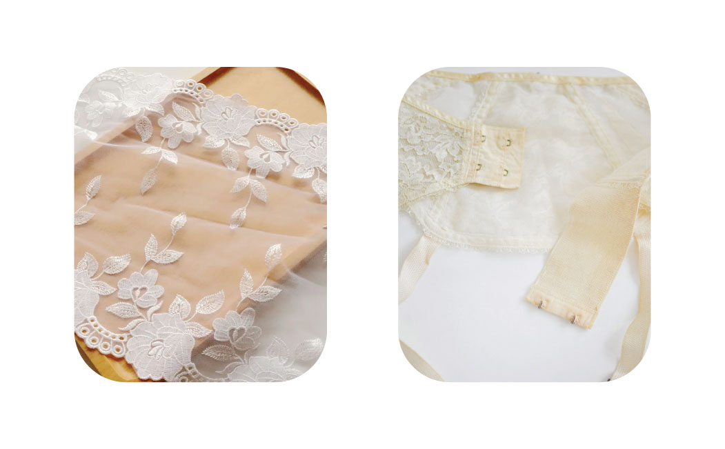 Organza fabric for lingerie