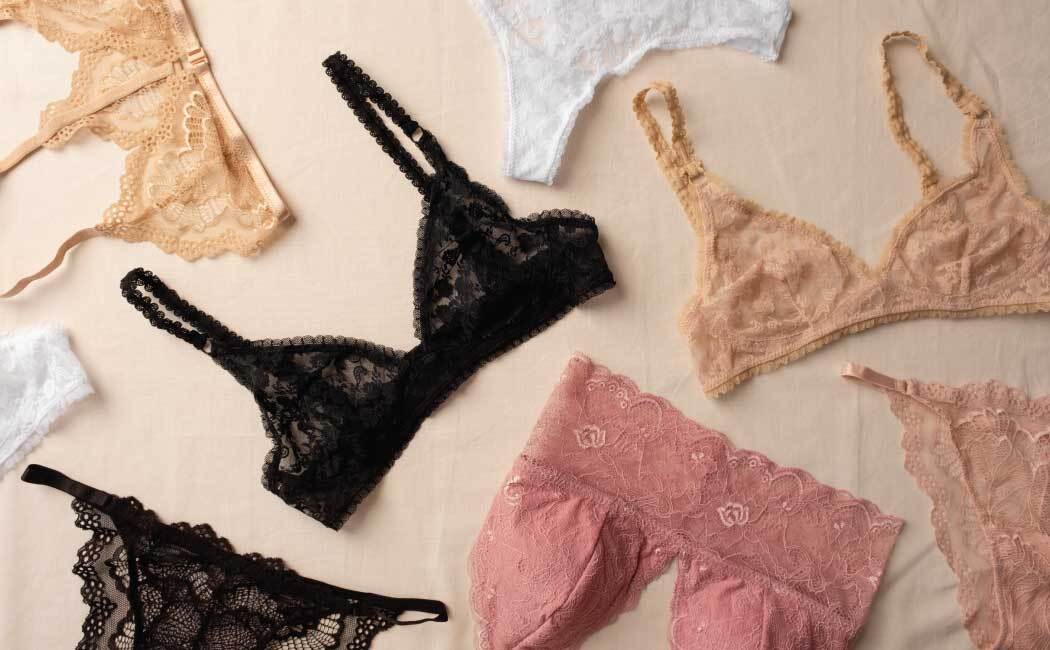 Different types of fabrics for lingerie