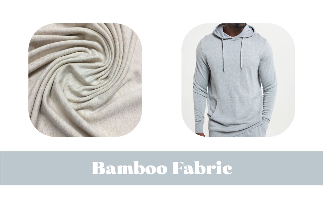 Bamboo fabric for hoodie and sweatshirt