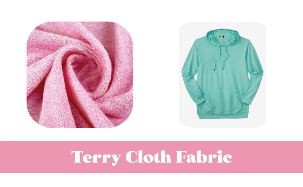 Terry cloth fabric for hoodie