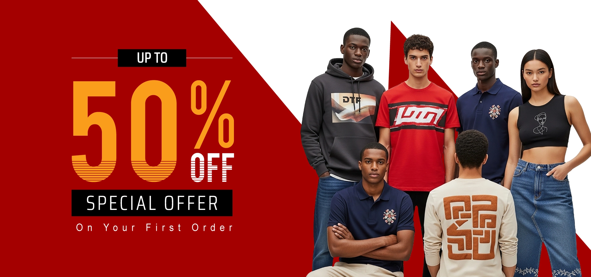 Upto 50% Off in custom clothing manufacturing