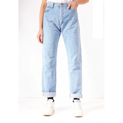 Vintage high-waisted denim jeans