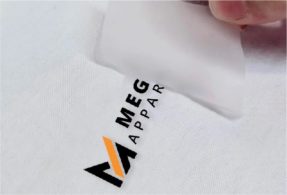Heat Transfer Label With Mega Apparel Logo
